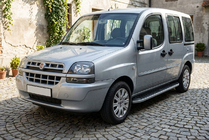 Fiat Doblo I 2005-2010 рр. Бокові пороги Tayga (2 шт., Алюміній) фото 1
