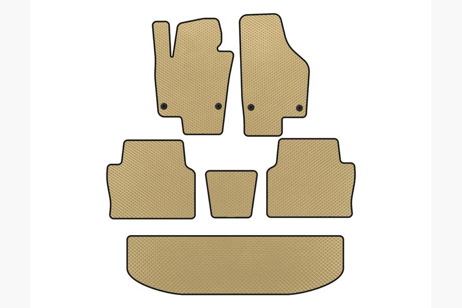 Килимки EVA (3 ряди, Бежевий) Image