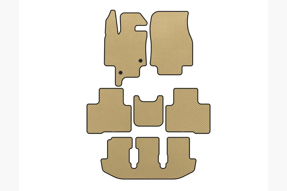 Килимки EVA (3 ряди, 7-ми місний, Бежевий) Image Килимки EVA (3 ряди, 7-ми місний, Бежевий) Image