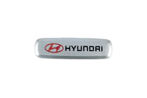Hyundai Шильдик алюмінієвий для килимків (1шт) фото 1