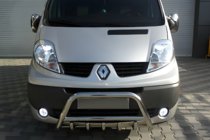 Renault Trafic 2001-2015 рр. Кенгурятник WT003-4 (нерж.) фото 1