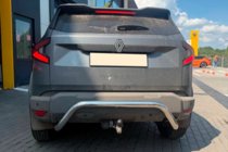 Dacia Duster 2024- рр. Задній захист AK007 (нерж.) фото 4