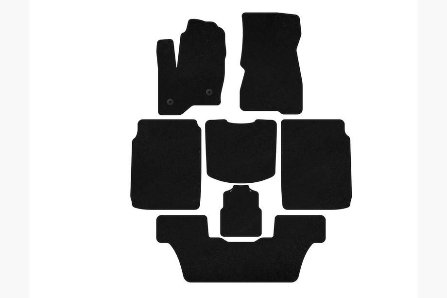 Килимки текстильні Classic (3 ряди, 2013-2019, Чорний) Image