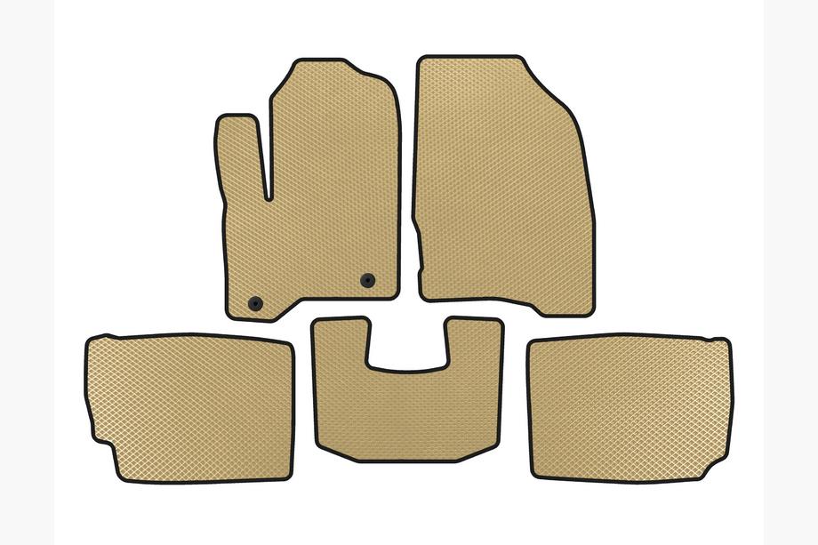 Ford Taurus 2010-2019 рр. Килимки EVA (2010-2012, Бежевий) Image