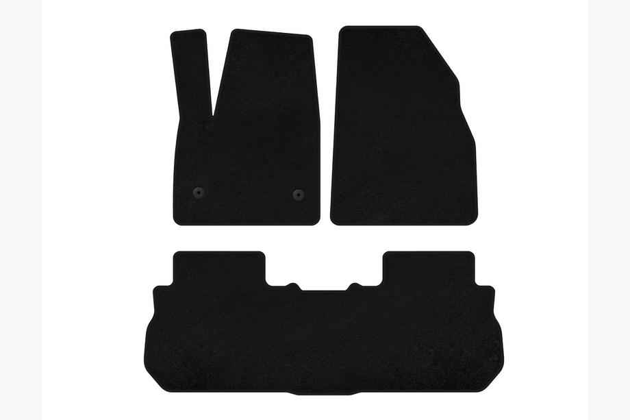 GMC Acadia 2017- рр. Килимки текстильні Classic (2 ряди, 2017-2019, Чорний) Image