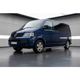 Бокові пороги Maydos V1 (2 шт., Алюміній ↗ нерж) Volkswagen T5 Transporter 2003-2010 рр. фото 1