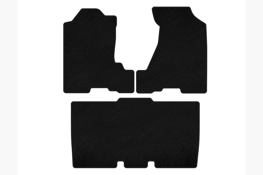 Honda Element 2003-2011 рр. Килимки текстильні Deluxe (чорний) Image