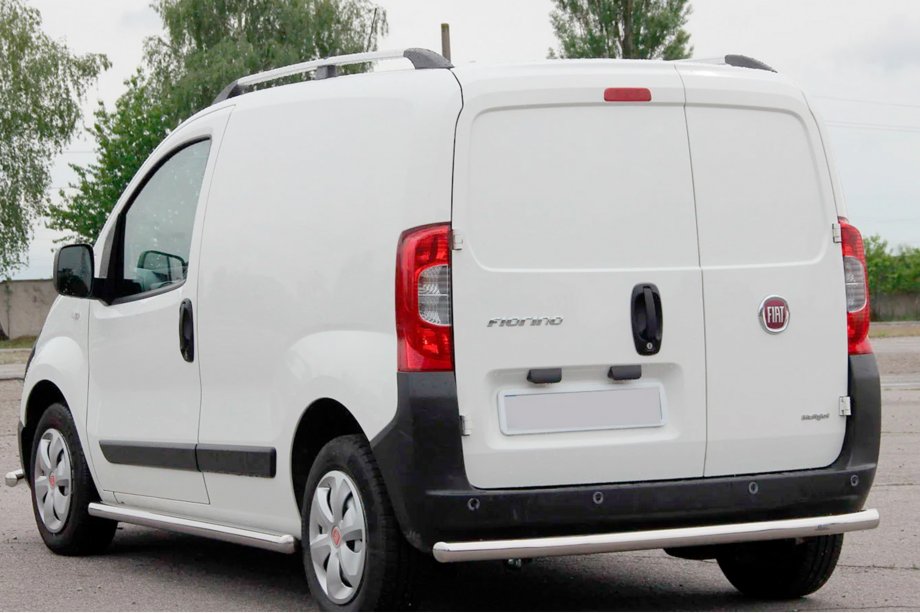Fiat Fiorino/Qubo 2008-2024 рр. Задній захист (нерж) Фото 1
