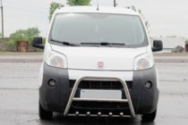 Fiat Fiorino/Qubo 2008-2024 рр. Кенгурятник WT006 (нерж) фото 1