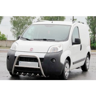 Кенгурятник WT006 (нерж) Fiat Fiorino/Qubo 2008-2024 рр. фото 3