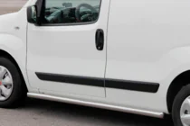 Peugeot Bipper 2008-2017 рр. Бічні труби Ø60 (2 шт., Нерж.) фото 2