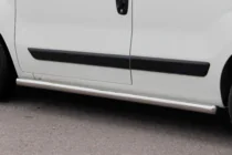 Peugeot Bipper 2008-2017 рр. Бічні труби Ø60 (2 шт., Нерж.) фото 3