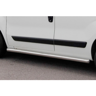 Бічні труби Ø60 (2 шт., Нерж.) Peugeot Bipper 2008-2017 рр. фото 3