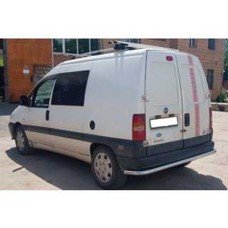 Задній захист AK005 (нерж) Fiat Scudo 1996-2007 рр. фото 2