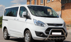 Ford Custom 2013-2022 рр. Кенгурятник WT003 (нерж) фото 4