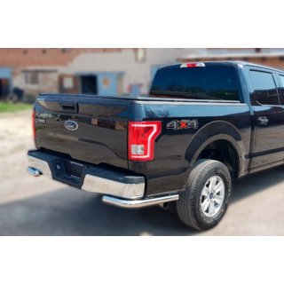 Задні куточки AK003 (2 шт., нерж) Ford F-150 2014-2021 рр. фото 3