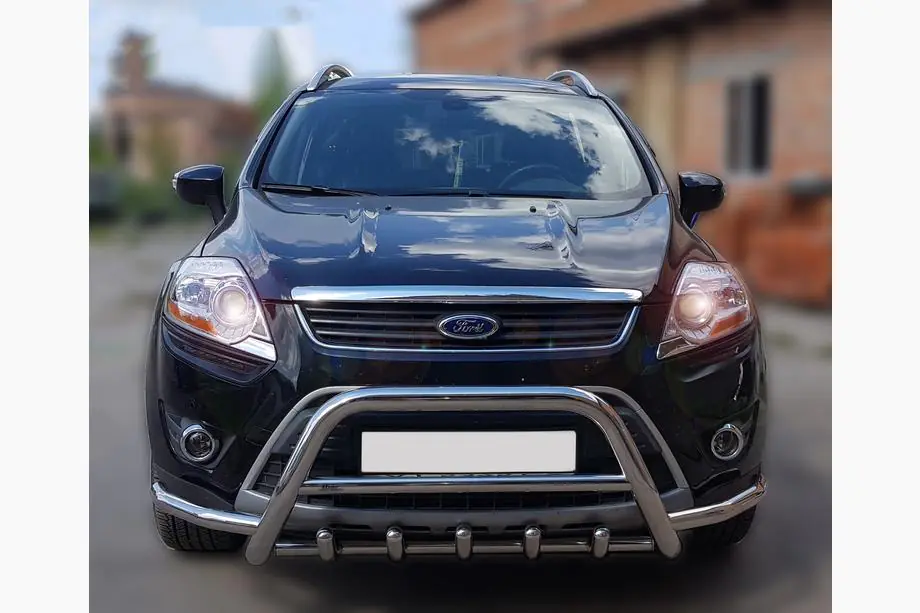 Ford Kuga 2008-2013 рр. Кенгурятник WT003-Exclusive (нерж.)