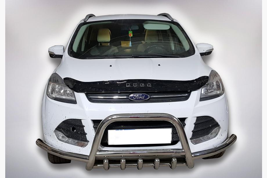 Ford Kuga/Escape 2013-2019 рр. Кенгурятник WT003-Exclusive (нерж.) Фото 1