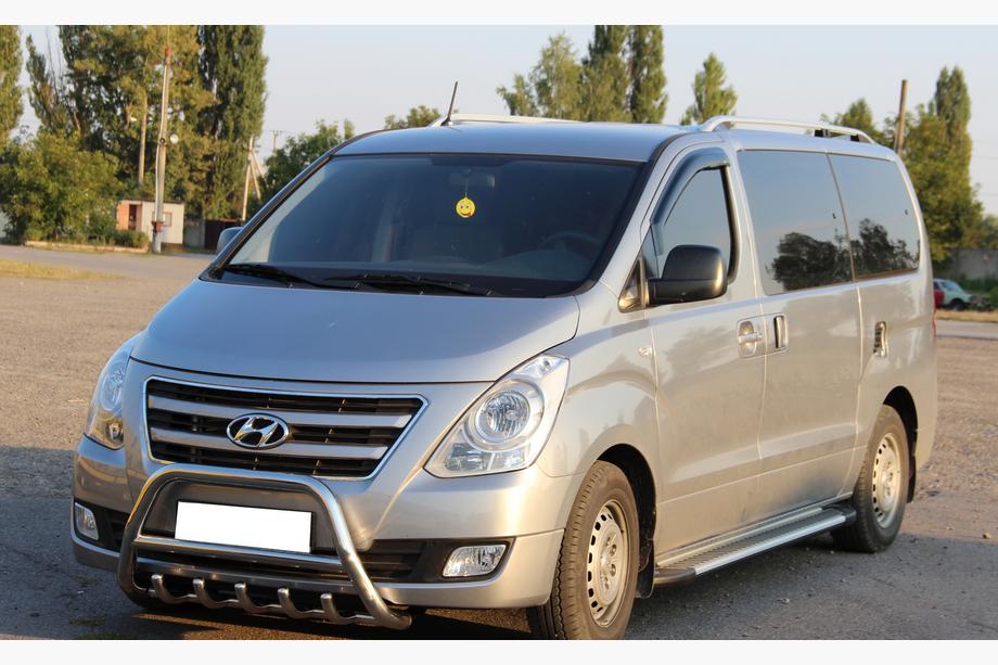 Hyundai H300, H1, Starex 2008-2020 рр. Кенгурятник WT003 (нерж) Фото 2