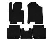 Kia Forte 2008–2024 рр. Килимки текстильні Premium (2012-2016, Чорний) фото 1