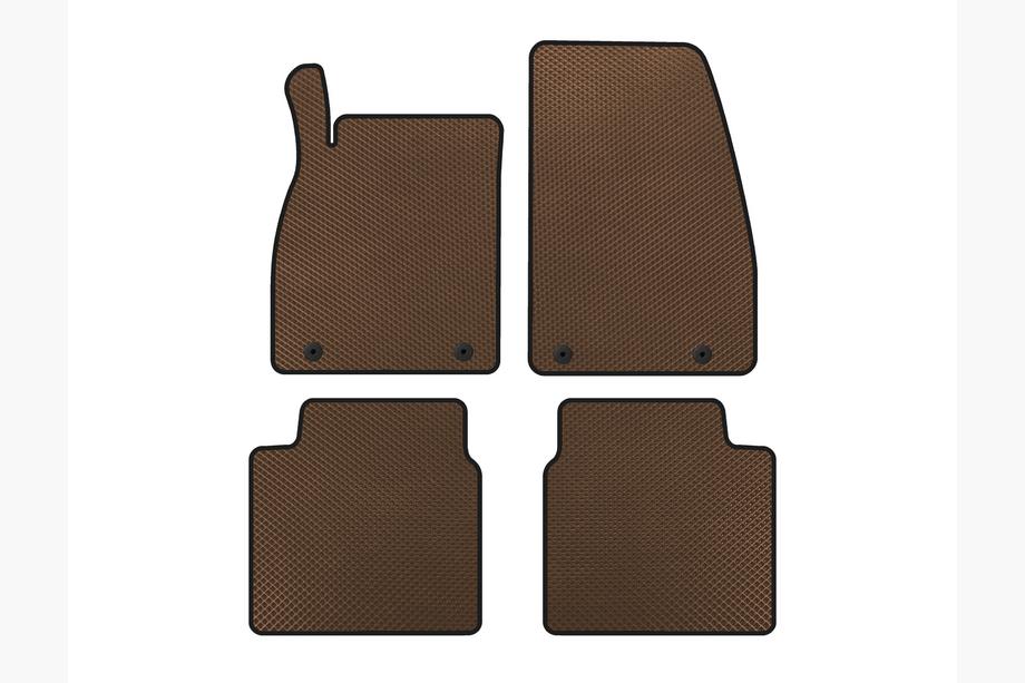 Saab 9-5 2010-2012 рр. Килимки EVA (Коричневий) Image