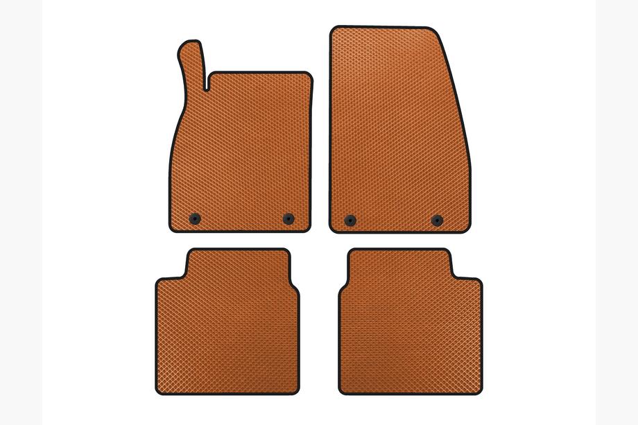 Saab 9-5 2010-2012 рр. Килимки EVA (Помаранчевий) Image