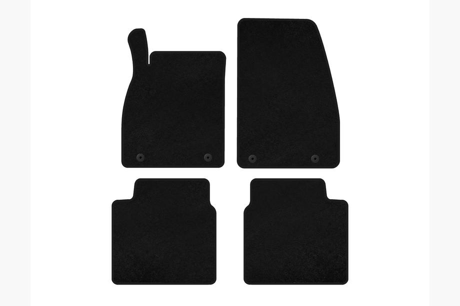 Saab 9-5 2010-2012 рр. Килимки текстильні Deluxe (Чорний) Фото 1
