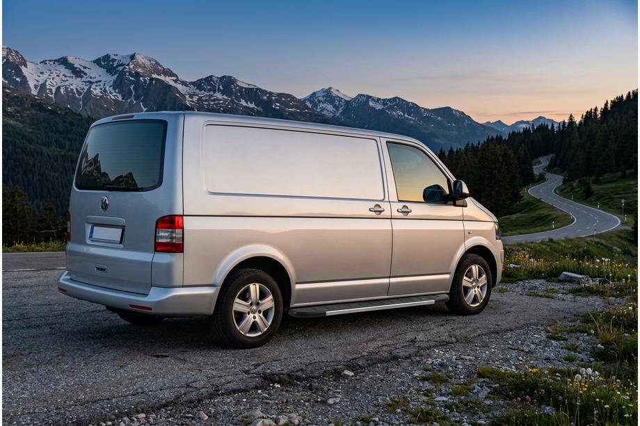 Volkswagen T5 Caravelle 2004-2010 рр. Бокові пороги Duru (2 шт., алюміній) Довга база Фото 2