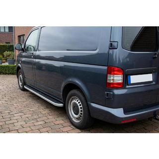Бокові пороги Tayga (2 шт., Алюміній) Volkswagen T5 Caravelle 2004-2010 рр. фото 1