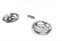 Передні ковпаки з нержавійки ОЕМ (2 шт) фото 4