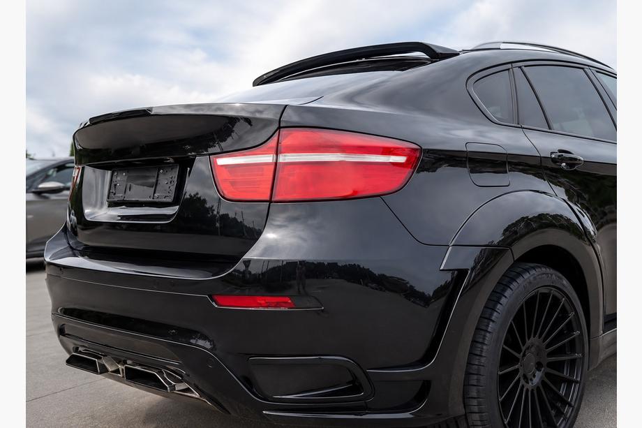 BMW X6 E71 2008-2014 рр. Спойлер верхній (чорний глянець) Image