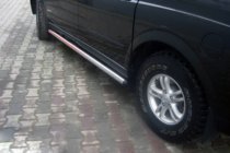 SsangYong Action 2005-2018 рр. Бічні труби (2 шт., нерж) фото 1