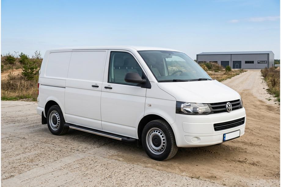 Volkswagen T5 2010-2015 рр. Бокові пороги RedLine V1 (2 шт., Алюміній) Коротка база Фото 1