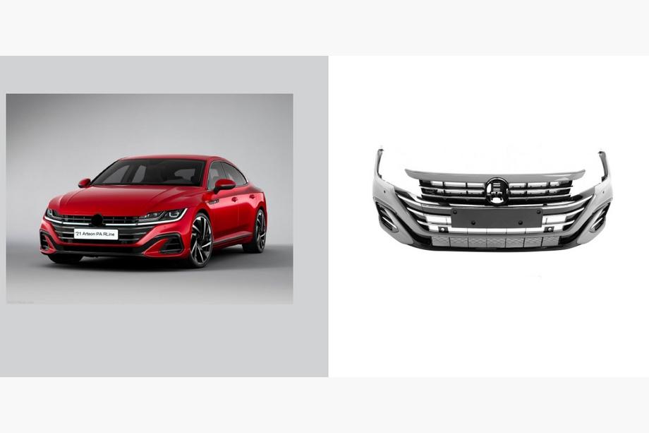 Volkswagen Arteon 2017-2025 рр. Передній бампер R-Line (для 2021+) Фото 4