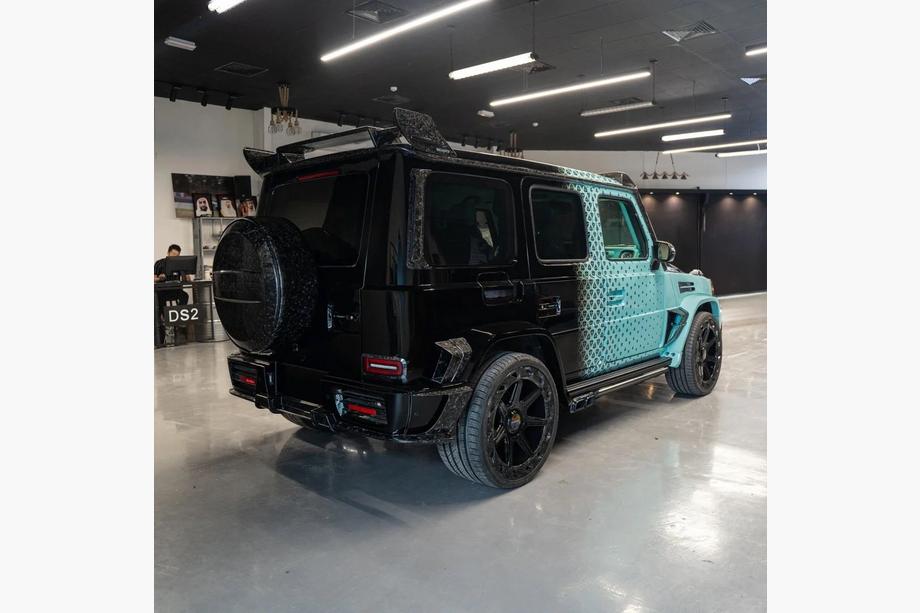 Mercedes G class W463 2018-2024 рр. Комплект рестайлінгу на W465 2025 MNSR Carbon Фото 2