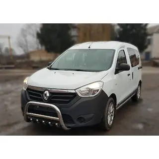Кенгурятник WT003 (нерж) Dacia Lodgy 2012-2022 рр. фото 4