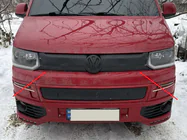 Volkswagen T5 2010-2015 рр. Зимова накладка на верхню решітку фото 1
