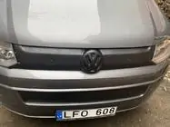 Volkswagen T5 2010-2015 рр. Зимова накладка на верхню решітку фото 3