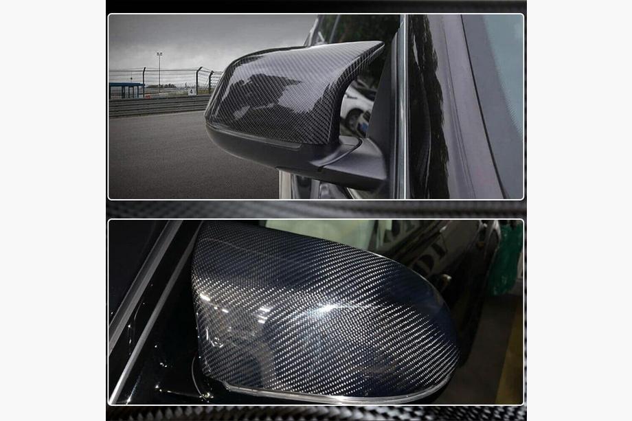 BMW X3 F25 2011-2018 рр. Кришки дзеркал M-Look (2014-2018, Карбон) Фото 1