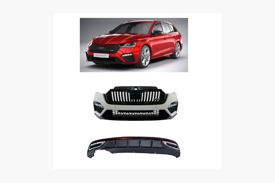 Skoda Octavia IV A8 2020- рр. Комплект обвісів RS Фото 1