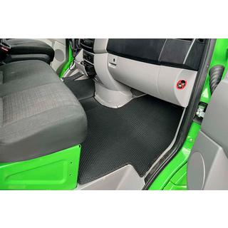 Гумові килимки Carsuit V1 (Чорні) Volkswagen Crafter 2006-2016 рр. фото 2