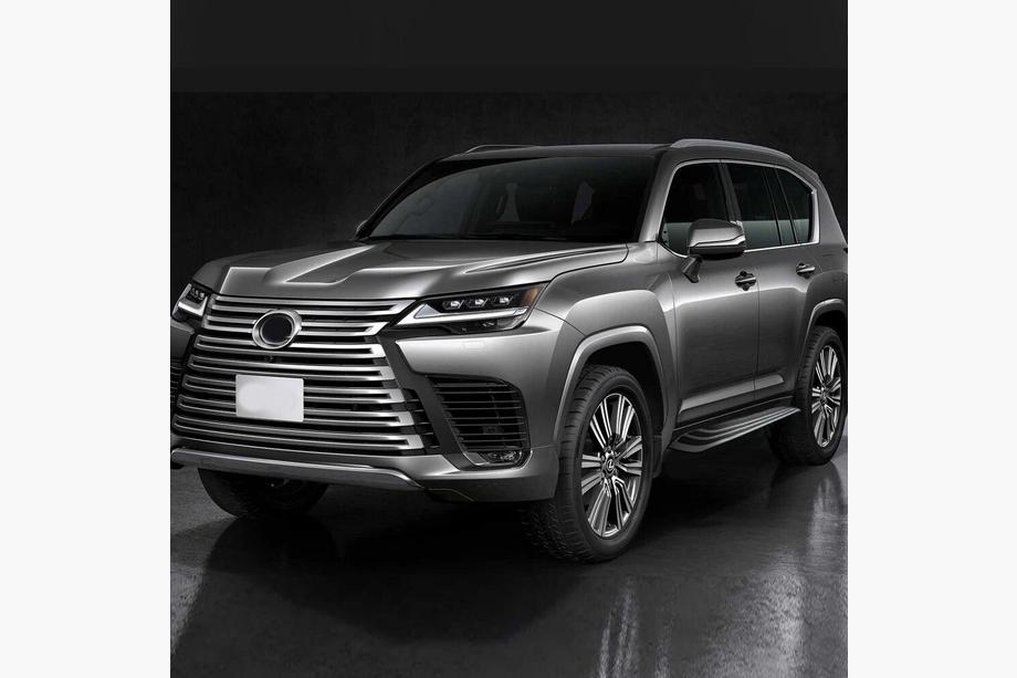 Lexus LX 500d/600 2022- рр. Бокові пороги OEM (2 шт) Фото 2
