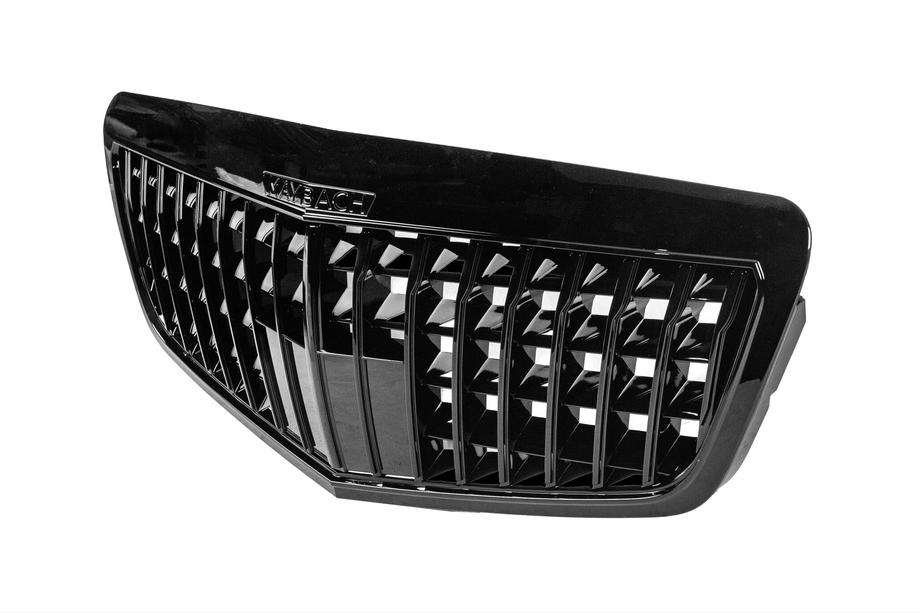 Mercedes S-class W221 2005-2013 рр. Решітка радіатора Maybach Black (2009-2013) Фото 3