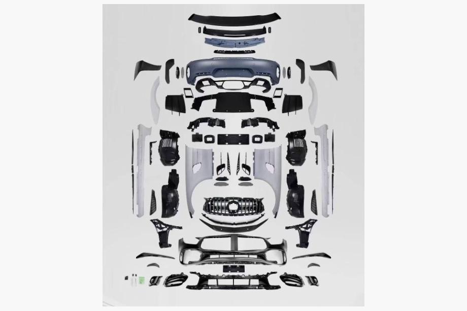 Mercedes AMG GT C190/R190 2014-2022 рр. Комплект обвісів GTR Pro Wide Carbon Фото 6