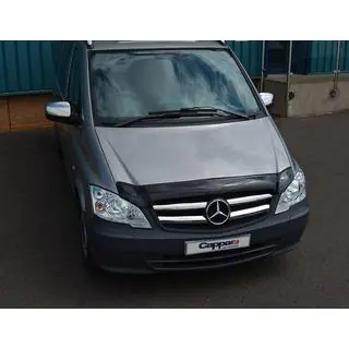Дефлектор капоту (2010-2014, EuroCap) Mercedes Vito W639 2004-2014 рр. фото 4