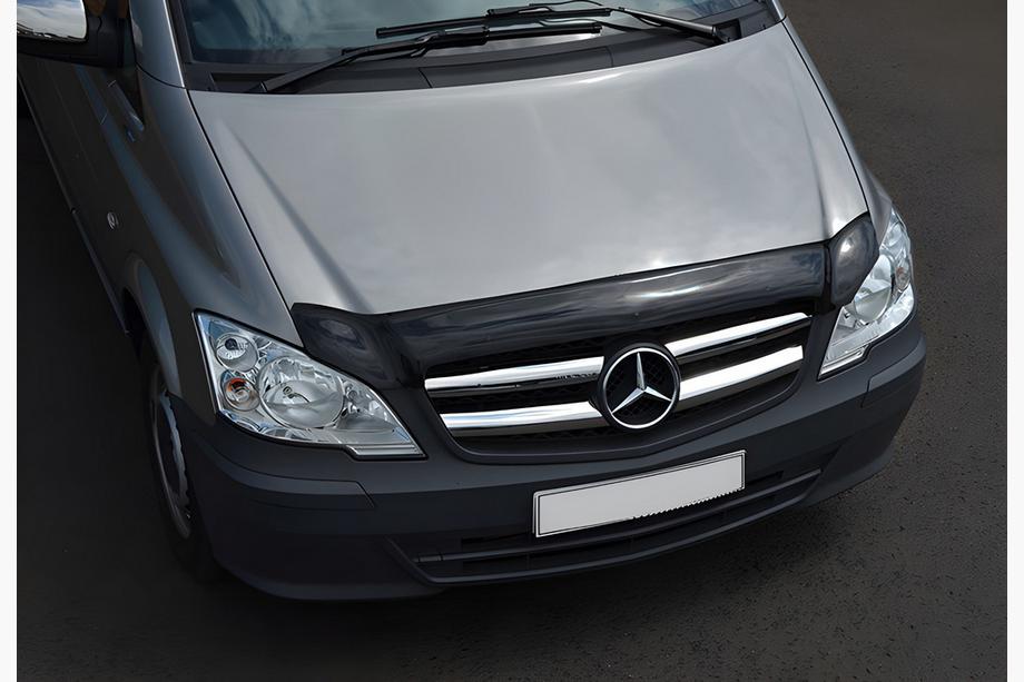 Mercedes Vito W639 2004-2014 рр. Дефлектор капоту (2010-2014, EuroCap) Фото 5