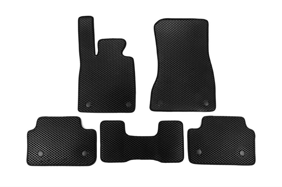 BMW 5/i5 серія G60/G60E/G61 2023- рр. Килимки EVA (Для G60/61, Чорний) Фото 5