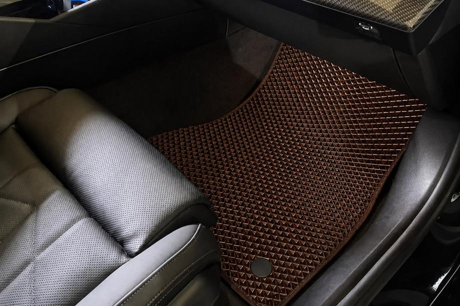BMW 5/i5 серія G60/G60E/G61 2023- рр. Килимки EVA (Для G60/61, Коричневий) Фото 2