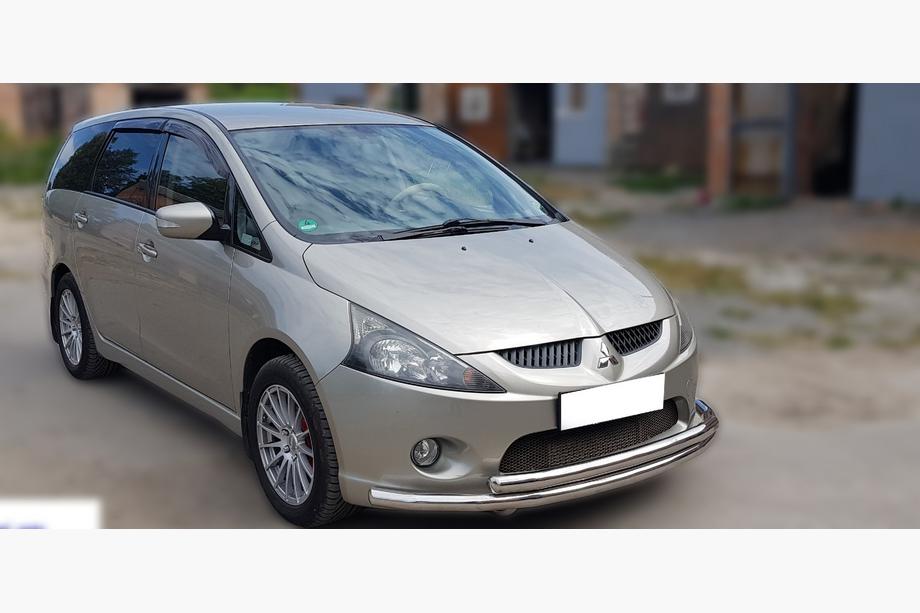 Mitsubishi Grandis 2003-2011 рр. Передній захист ST014 (нерж.) d60/60 Фото 3