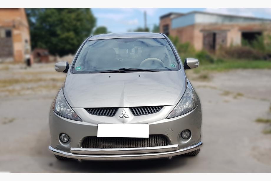 Mitsubishi Grandis 2003-2011 рр. Передній захист ST014 (нерж.) d60/42
